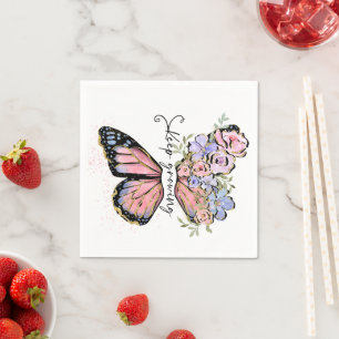 Serviette En Papier Continuer à augmenter le devis Fleur sauvage