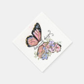 Serviette En Papier Continuer à augmenter le devis Fleur sauvage (Coin)