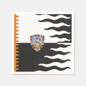 Serviette En Papier Contrada della Lupa (She-Wolf) Palio di Siena (Devant)