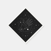 Serviette En Papier Contre Fortune moderne Palmistie Mystique (Coin)