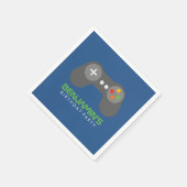 Serviette En Papier Contrôleur de jeu vidéo Retro Anniversaire (Coin)