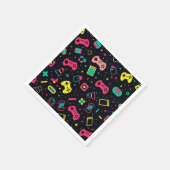 Serviette En Papier Contrôleurs de jeu vidéo et Motif de jouets (Coin)