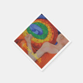 Serviette En Papier converseuse de designer d'art (Coin)
