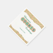 Serviette En Papier Cookie Exchange Frosted Holiday Cookies (Coin)