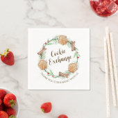 Serviette En Papier Cookie Exchange Holiday Party (En situation)