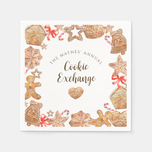 Serviette En Papier Cookie Exchange Holiday Party