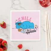 Serviette En Papier Cookie Monster | Bon appétit Chill (En situation)