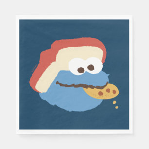 Serviette En Papier Cookie Monster Camp Cookies
