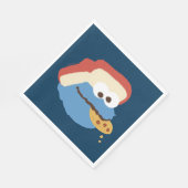 Serviette En Papier Cookie Monster Camp Cookies (Coin)