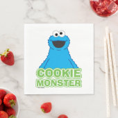 Serviette En Papier Cookie Monster Character Art (En situation)