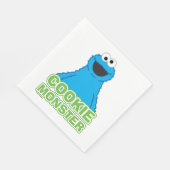 Serviette En Papier Cookie Monster Character Art (Coin)