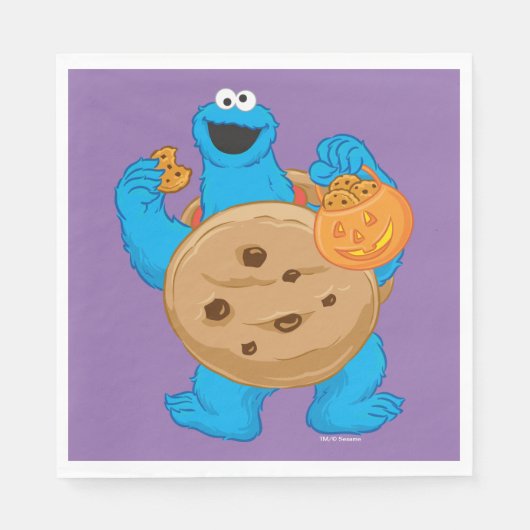 Serviette En Papier Cookie Monster | Costume de biscuits (Devant)
