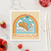 Serviette En Papier Cookie Monster Cowabunga! (En situation)