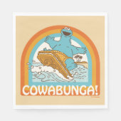 Serviette En Papier Cookie Monster Cowabunga! (Devant)