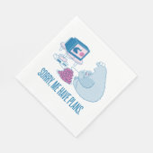 Serviette En Papier Cookie Monster | Désolé, J'Ai Des Plans (Coin)