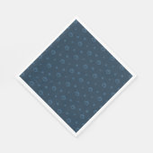 Serviette En Papier Cookie Monster et Cookies Blue Navy Motif (Coin)