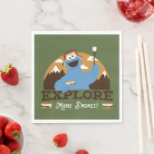 Serviette En Papier Cookie Monster | Explorer plus S'mores (En situation)