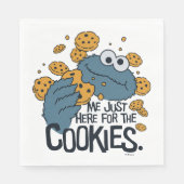 Serviette En Papier Cookie Monster | Me Just Here pour les cookies (Devant)