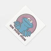 Serviette En Papier Cookie Monster | Om Nom Nom (Coin)
