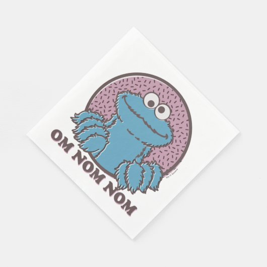 Serviette En Papier Cookie Monster | Om Nom Nom (Coin)
