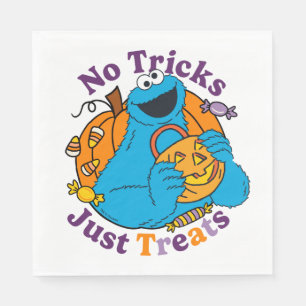 Serviette En Papier Cookie Monster   Pas de traces juste des traitemen