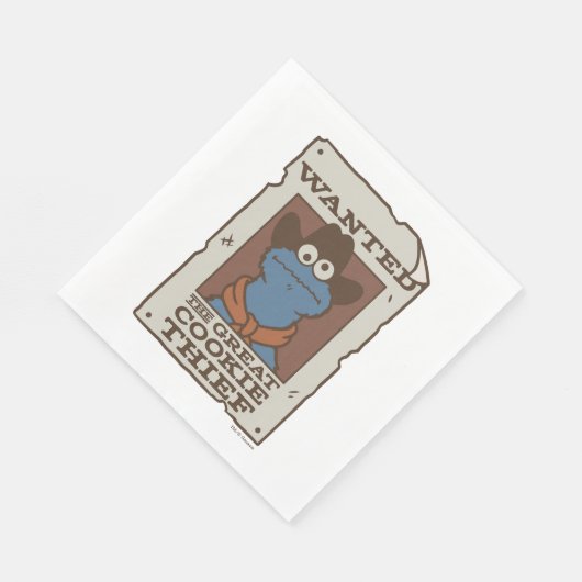 Serviette En Papier Cookie Monster | Poster Recherché (Coin)