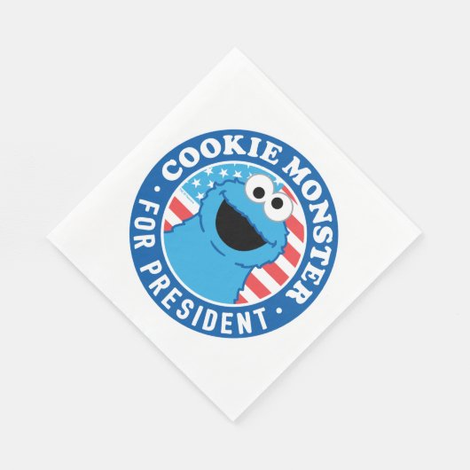 Serviette En Papier Cookie Monster pour le président (Coin)