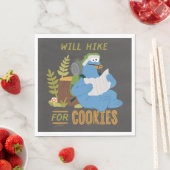 Serviette En Papier Cookie Monster | Randonnée Pour Les Cookies (En situation)