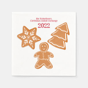 Serviette En Papier Cookies au pain d'épice