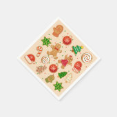 Serviette En Papier Cookies de Noël (Coin)