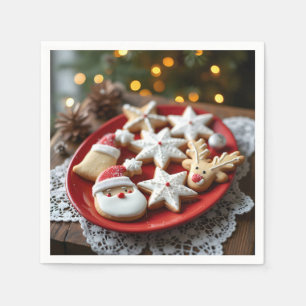 Serviette En Papier Cookies de Noël
