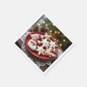 Serviette En Papier Cookies de Noël (Coin)