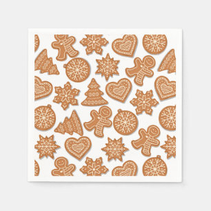 Serviette En Papier Cookies de Noël au pain d'épices