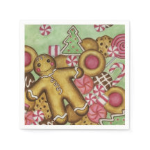 Cookies de Noël serviettes