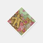 Serviette En Papier Cookies de Noël serviettes (Coin)