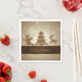 Serviette En Papier Cookies de pain d'épices (En situation)