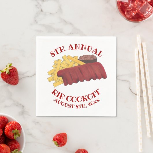 Serviette En Papier Cookoff annuel Barbecue Barbecue Barbecue Aliment (En situation)