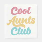 Serviette En Papier Cool Aunts Club II (Devant)