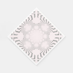 Serviette En Papier Cool blanc doux Zèbre Imprimé Naples