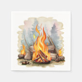 Serviette En Papier cool bonfire amoureux (Devant)