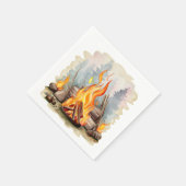 Serviette En Papier cool bonfire amoureux (Coin)