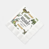 Serviette En Papier Cool Dinosaures Jurassic Boy Anniversaire (Coin)