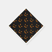 Serviette En Papier Cool effrayant Jack O'Lantern visage motif d'Hallo (Coin)