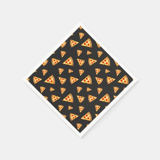 Serviette En Papier Cool et fun pizza tranches motif (Coin)