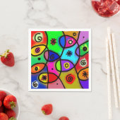 Serviette En Papier Cool et serviettes funky (En situation)