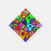 Serviette En Papier Cool et serviettes funky (Coin)