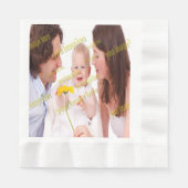Serviette En Papier Cool Family Stylish Fab (Devant)