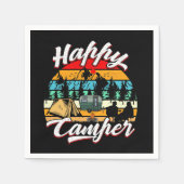 Serviette En Papier cool Happy Camper (Devant)