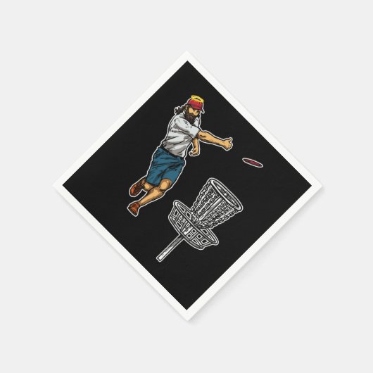 Serviette En Papier Cool Jesus Disk Golf Idée cadeau (Coin)