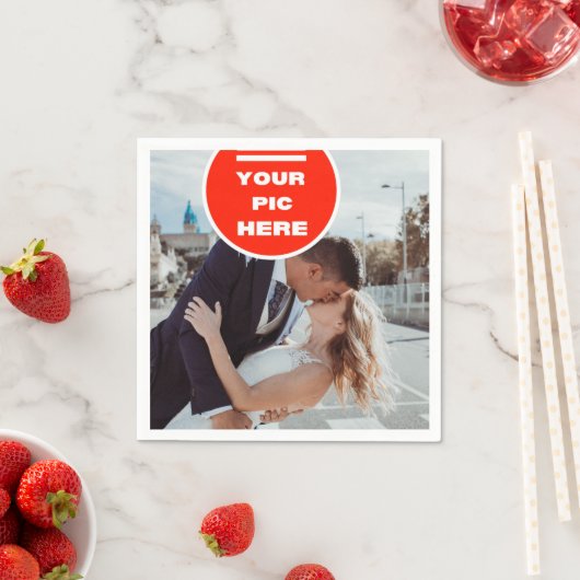 Serviette En Papier COOL ! Papier - Personnalisé (En situation)